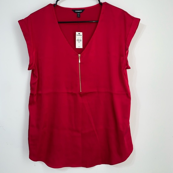 Express Tops - Express V- Neck Tee
